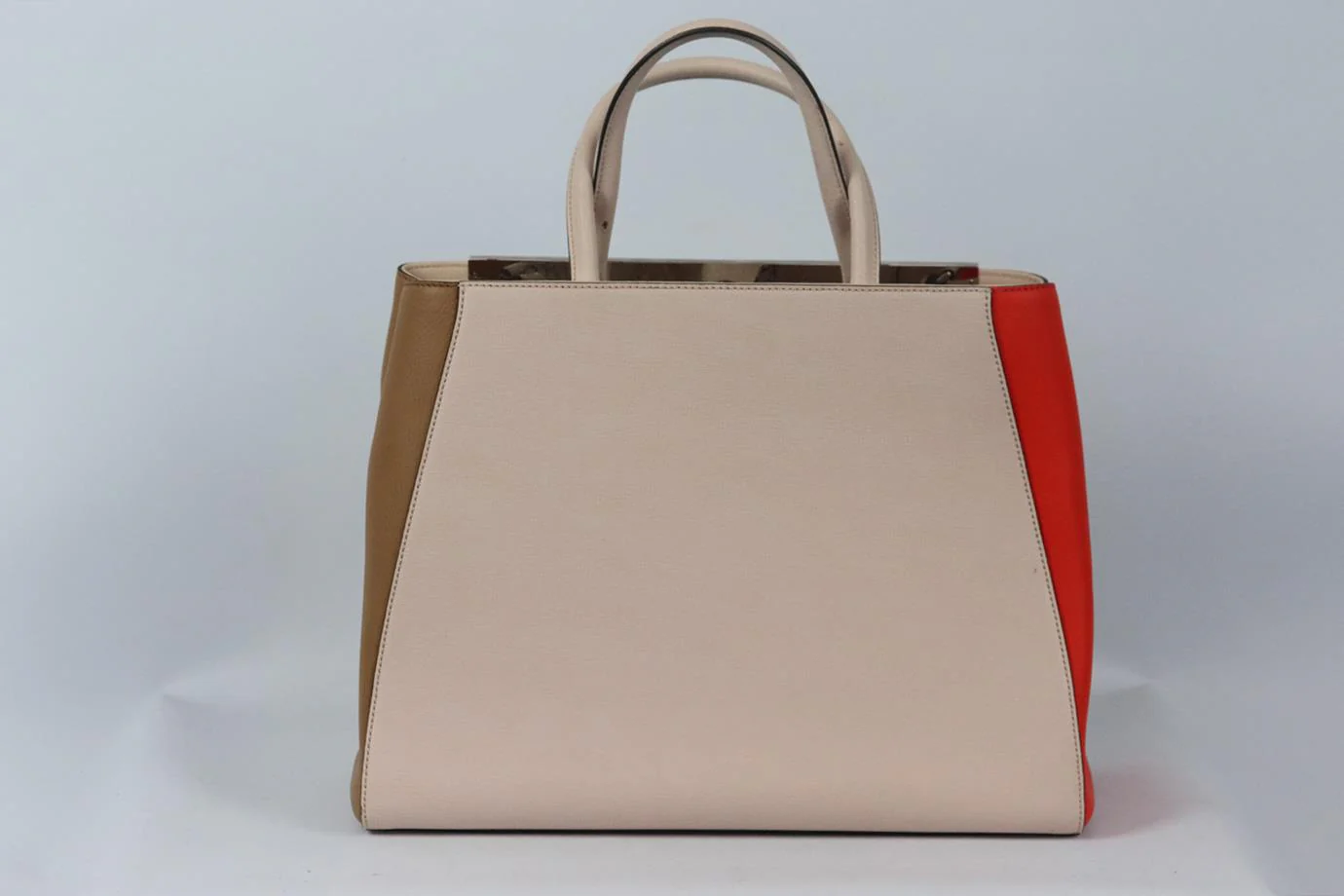 FENDI 2JOURS MEDIUM TEXTURED LEATHER TOTE BAG - Image 4