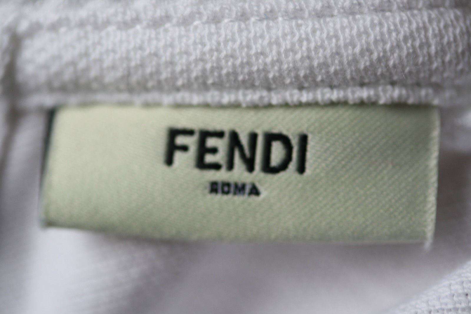 FENDI BABY BLUE BIRD BUBBLE SHORTIE ROMPER 1 MONTH - Image 4