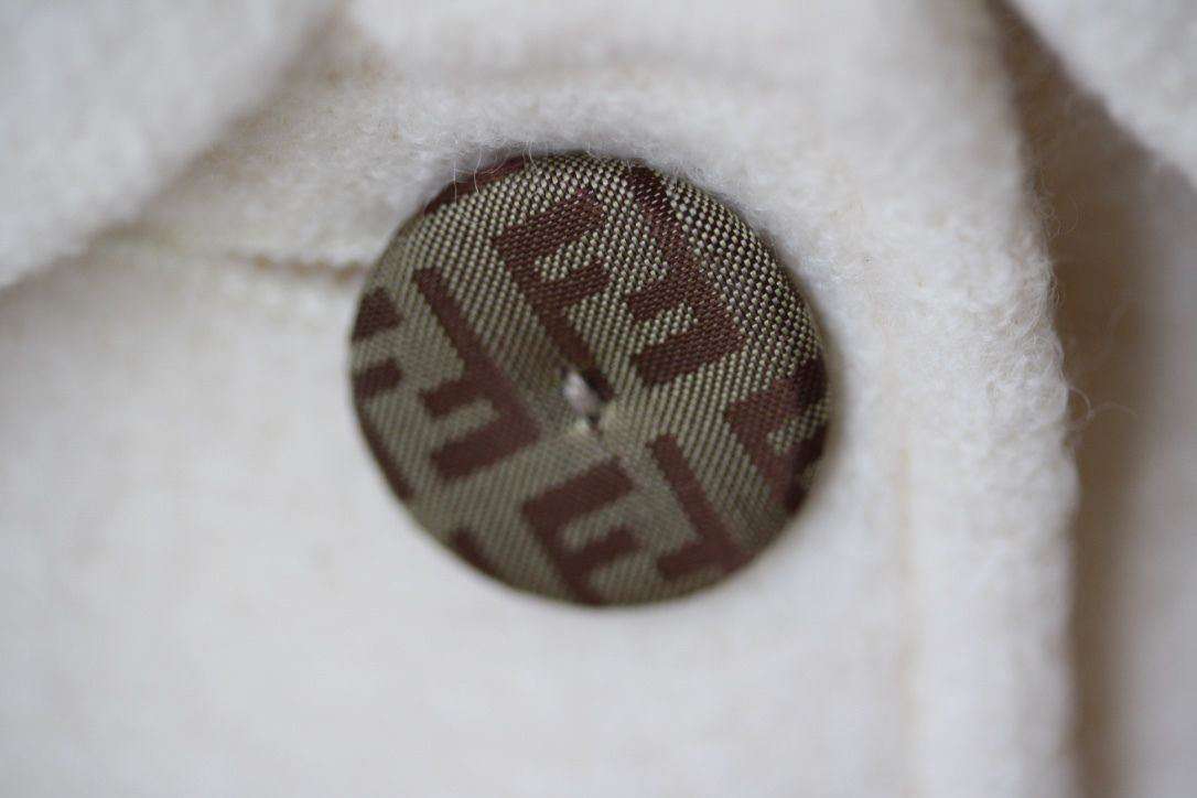 FENDI BABY CREAM WOOL COAT 9 MONTHS - Image 3