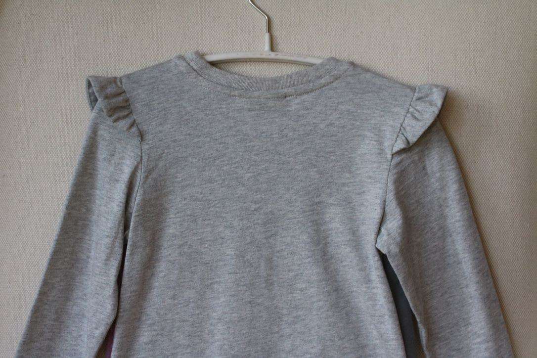 FENDI BABY GIRLS GREY LOGO TOP 3 YEARS - Image 4