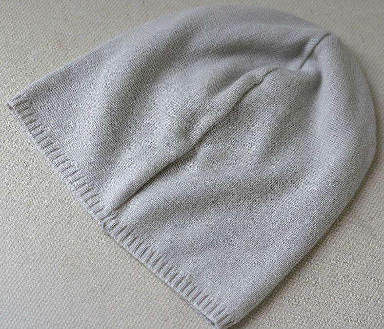 FENDI BABY PALE GREY KNITTED ROMA LOGO HAT 6-12 MONTHS - Image 4