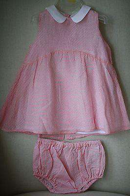FENDI BABY PINK SILK FF DRESS WITH BLOOMERS 18 MONTHS - Image 4