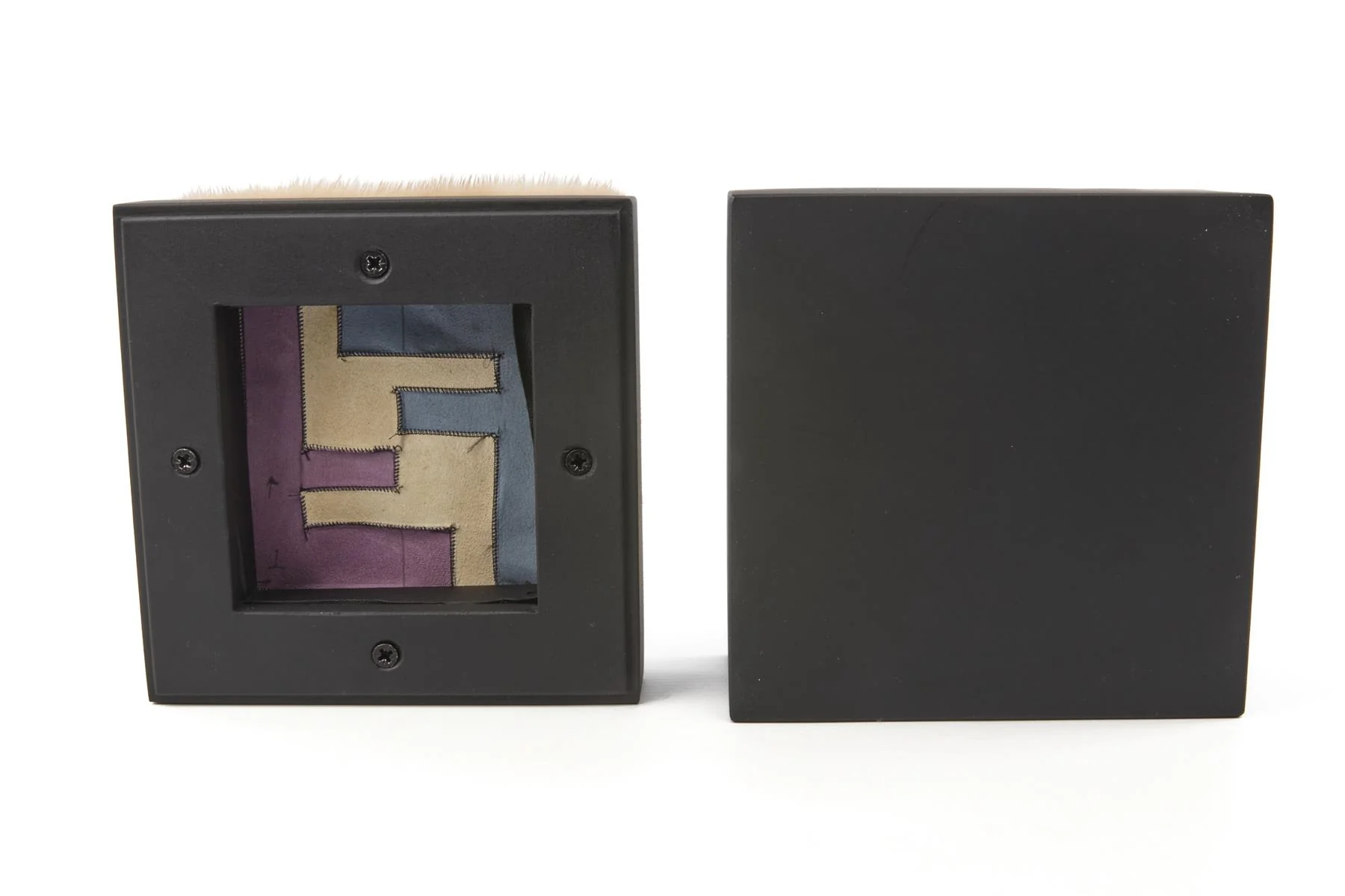 FENDI BLACK MINK FUR TRINKET BOX - Image 11