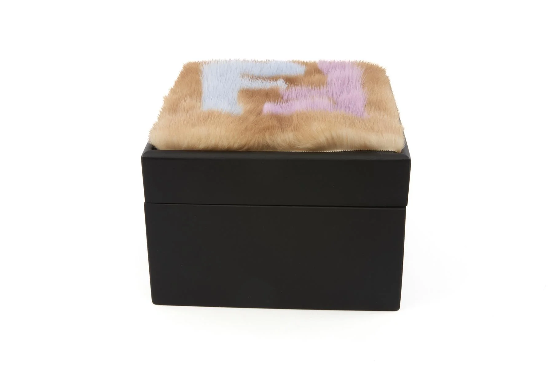 FENDI BLACK MINK FUR TRINKET BOX - Image 6