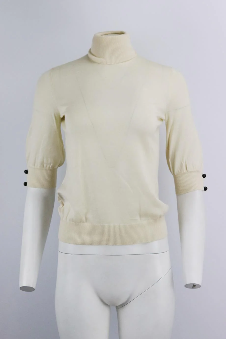 FENDI CASHMERE AND SILK BLEND TOP IT 40 UK 8 - Image 2
