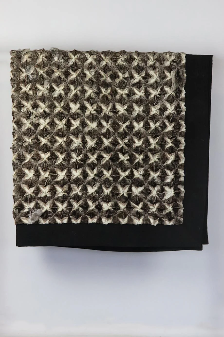 FENDI CHINCHILLA FUR LINED THROW BLANKET - Image 4