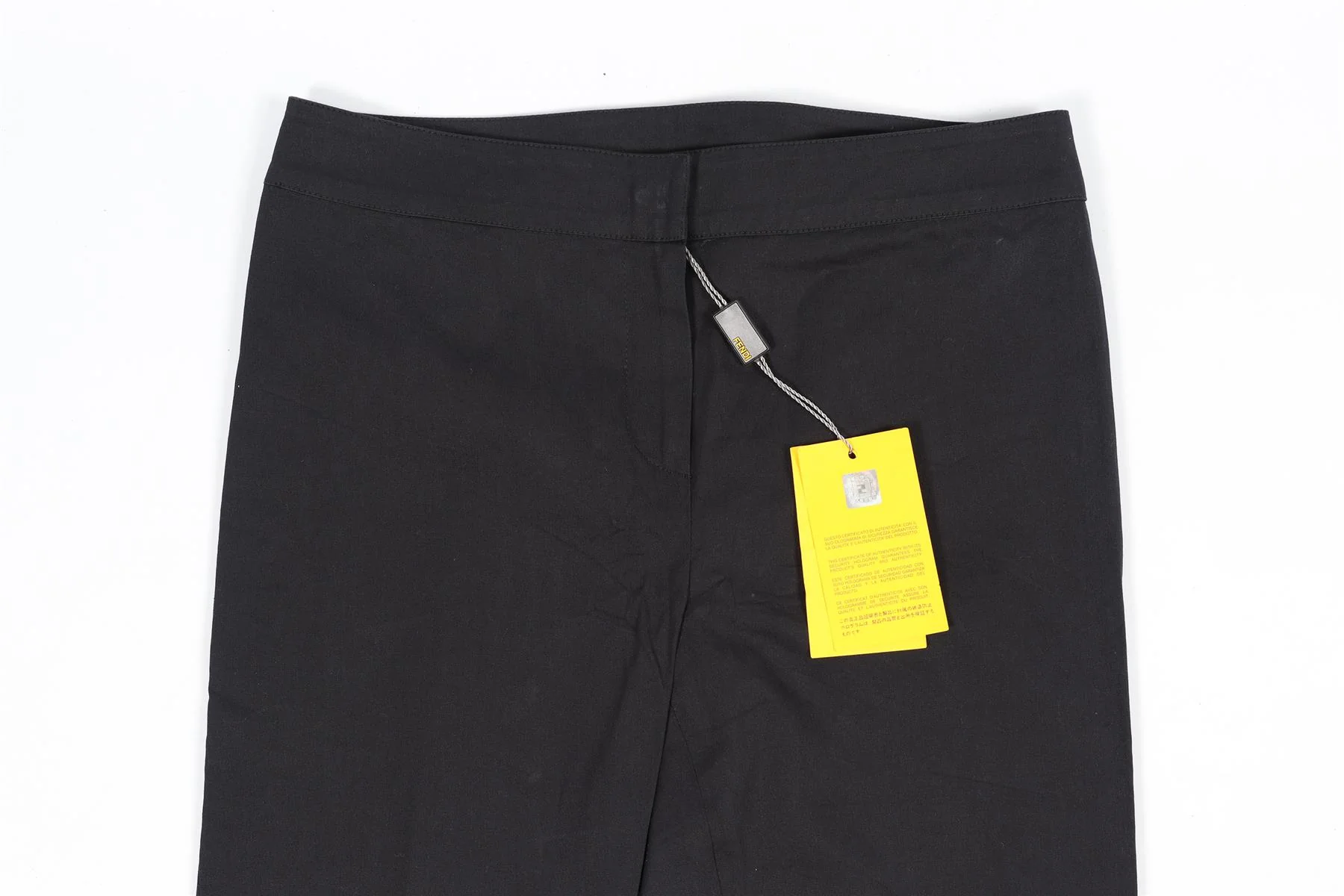 FENDI COTTON SKINNY PANTS IT 38 UK 6 - Image 3