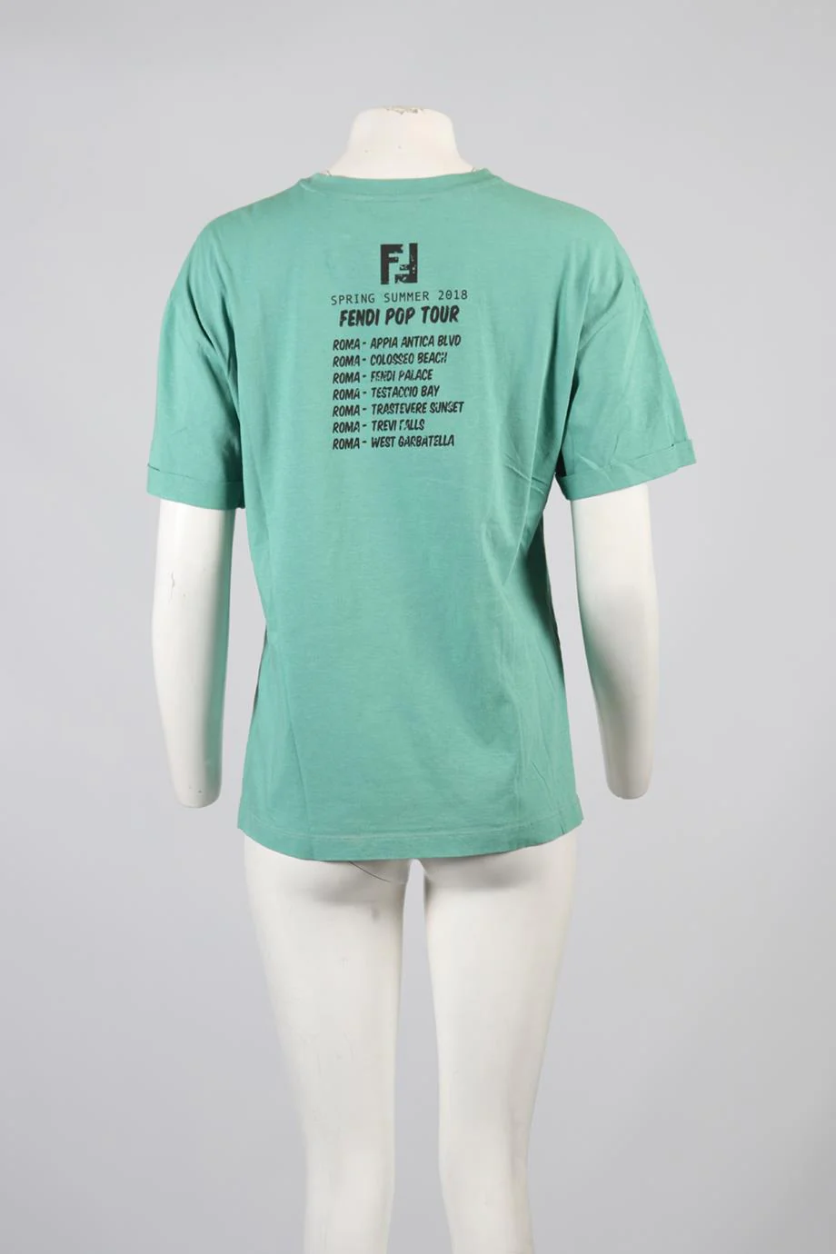 FENDI EMBELLISHED T-SHIRT MEDIUM - Image 4