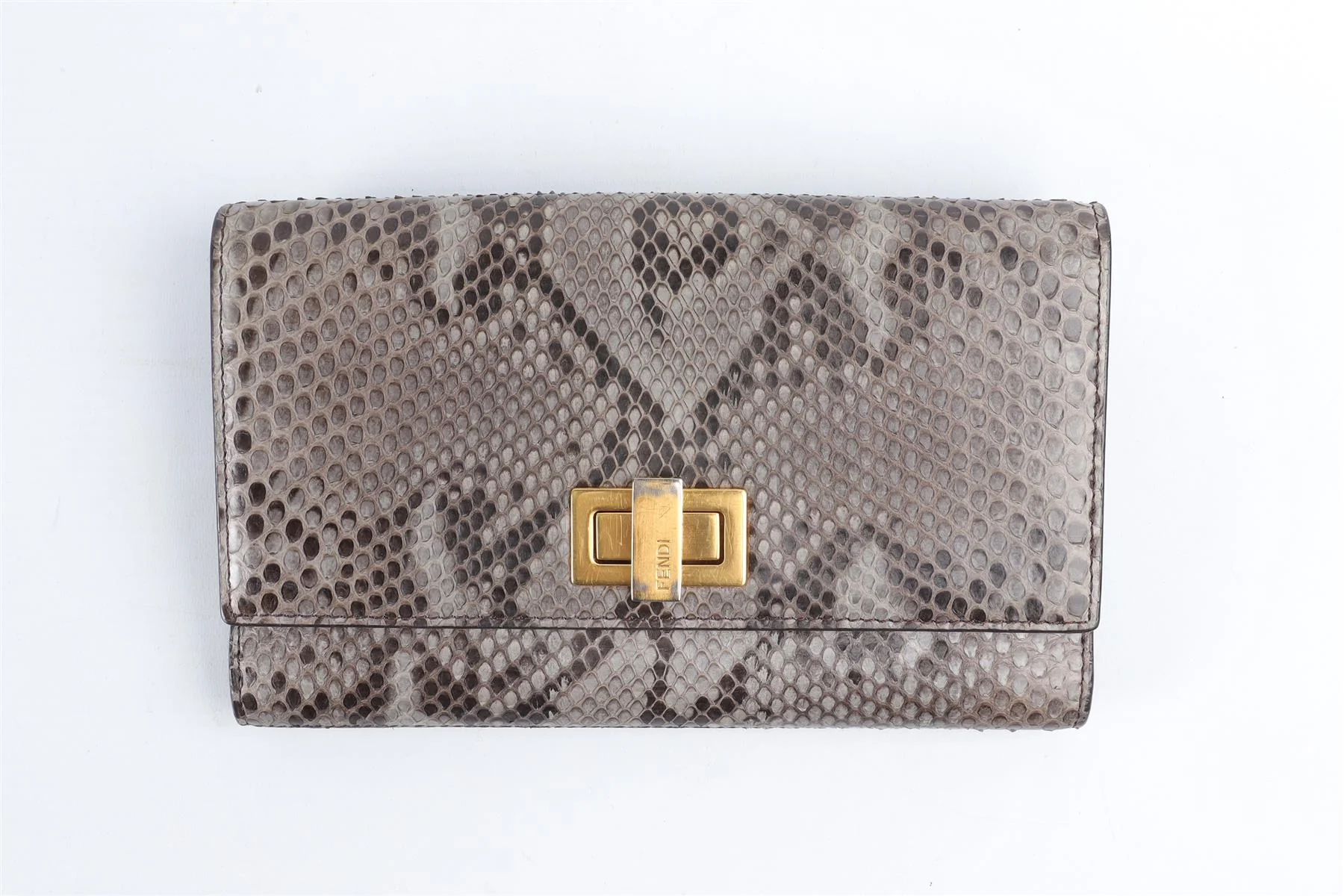 FENDI GREY SNAKESKIN WALLET - Image 2
