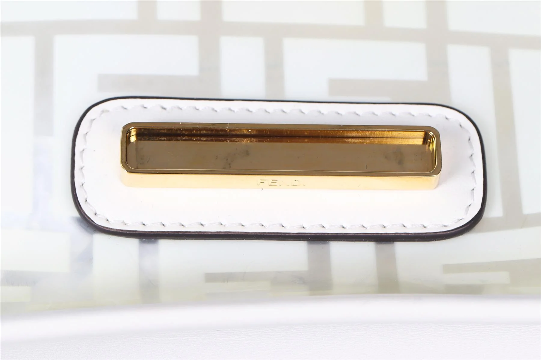 FENDI KAN I SMALL FF PVC AND LEATHER SHOULDER BAG - Image 10