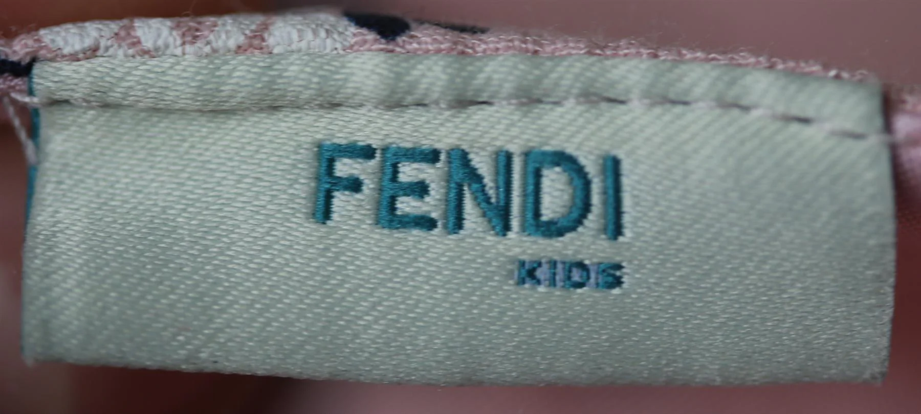 FENDI KIDS GIRLS FLORAL PRINT SILK CREPE DRESS 5 YEARS - Image 5