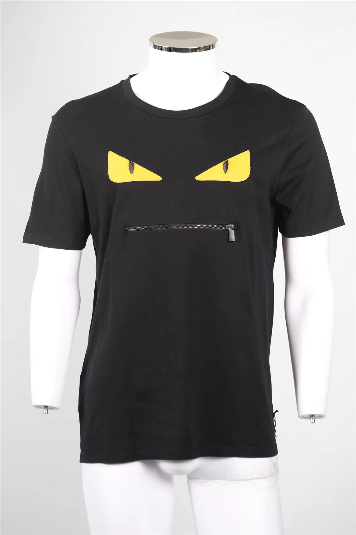 FENDI MEN'S COTTON T-SHIRT LARGE - Image 2