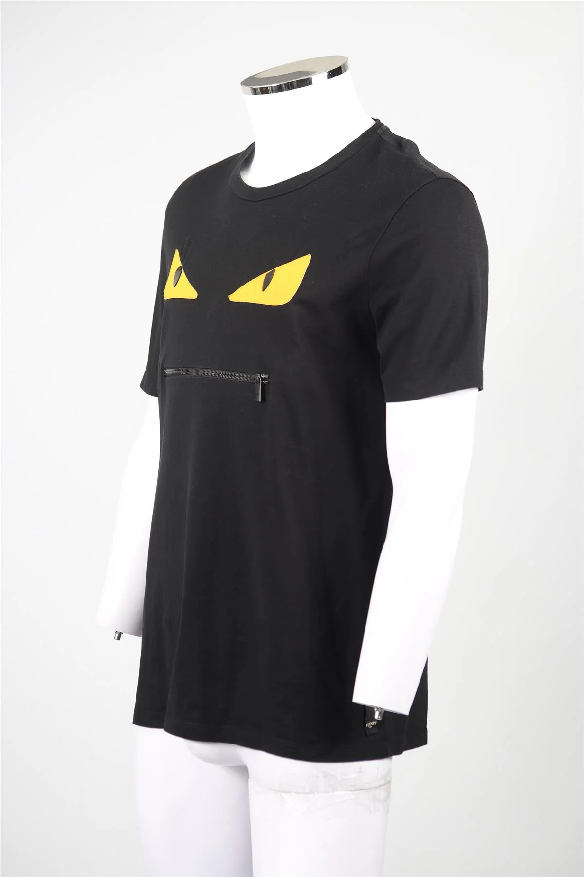 FENDI MEN'S COTTON T-SHIRT LARGE - Image 3