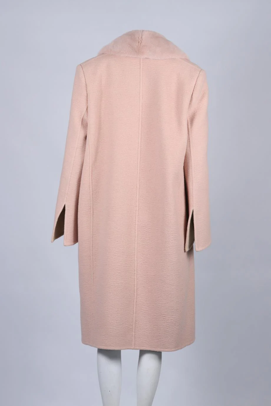 FENDI MINK FUR AND CAMEL HAIR COAT IT 44 UK 12 - Image 4
