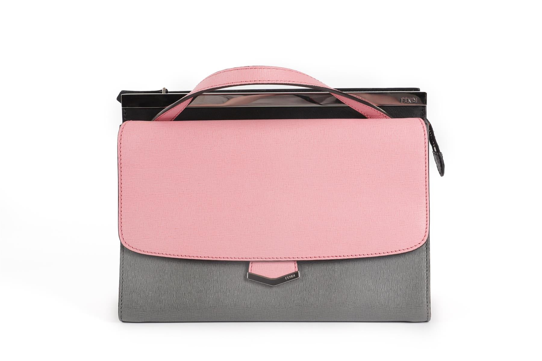 FENDI MULTI DEMI JOUR LEATHER SHOULDER BAG - Image 2