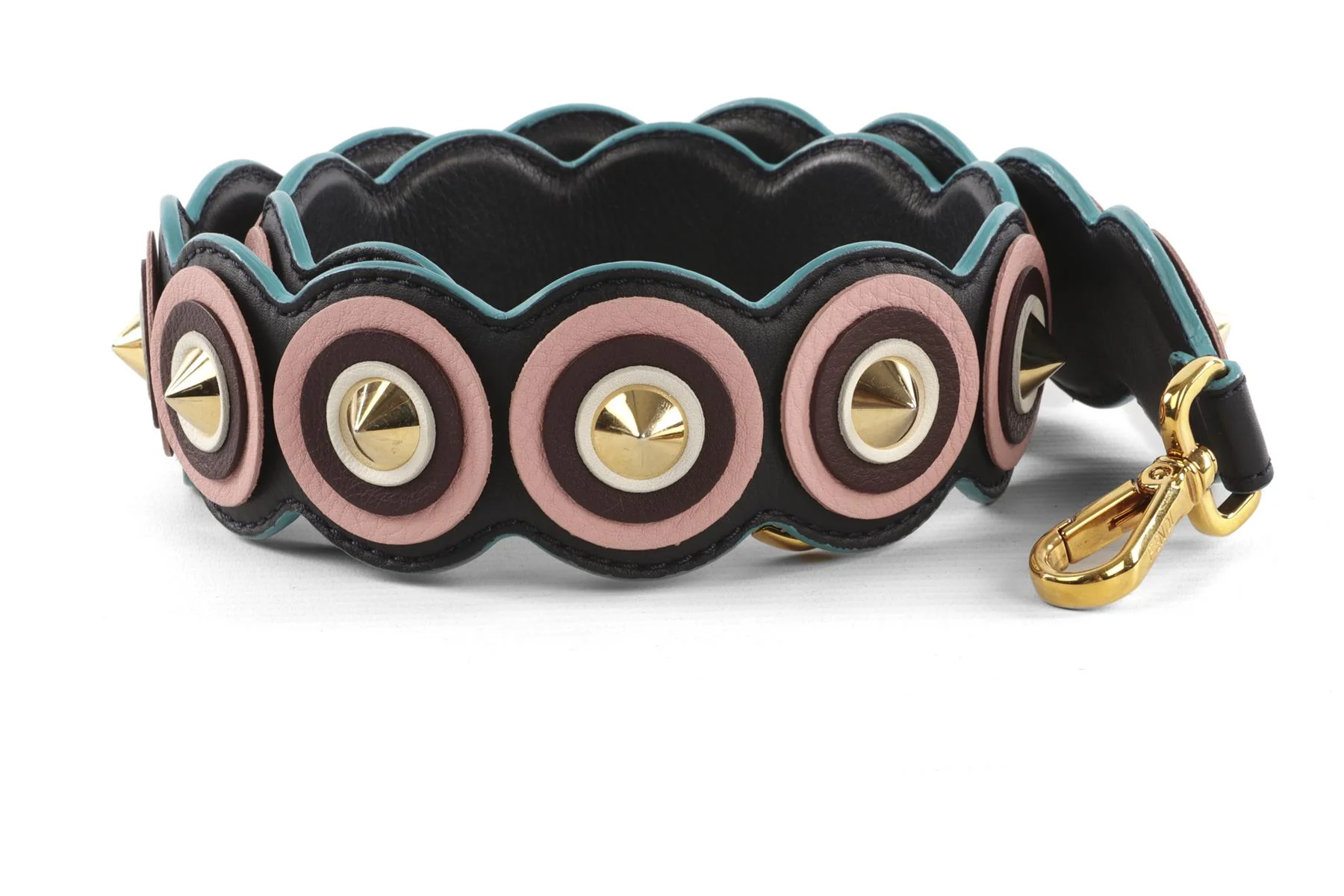 FENDI MULTI LEATHER BAG STRAP - Image 4