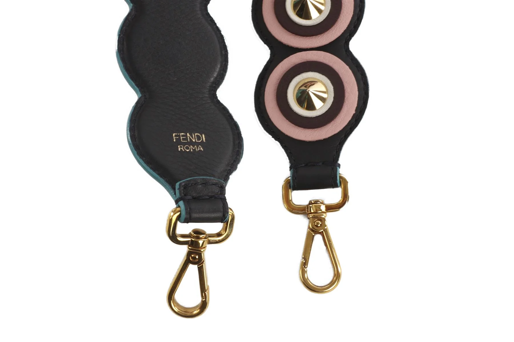 FENDI MULTI LEATHER BAG STRAP - Image 5
