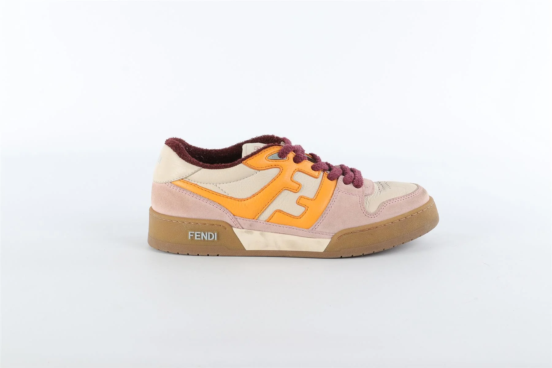 FENDI MULTI MATCH LEATHER SNEAKERS EU 38 UK 5 US 8 - Image 2