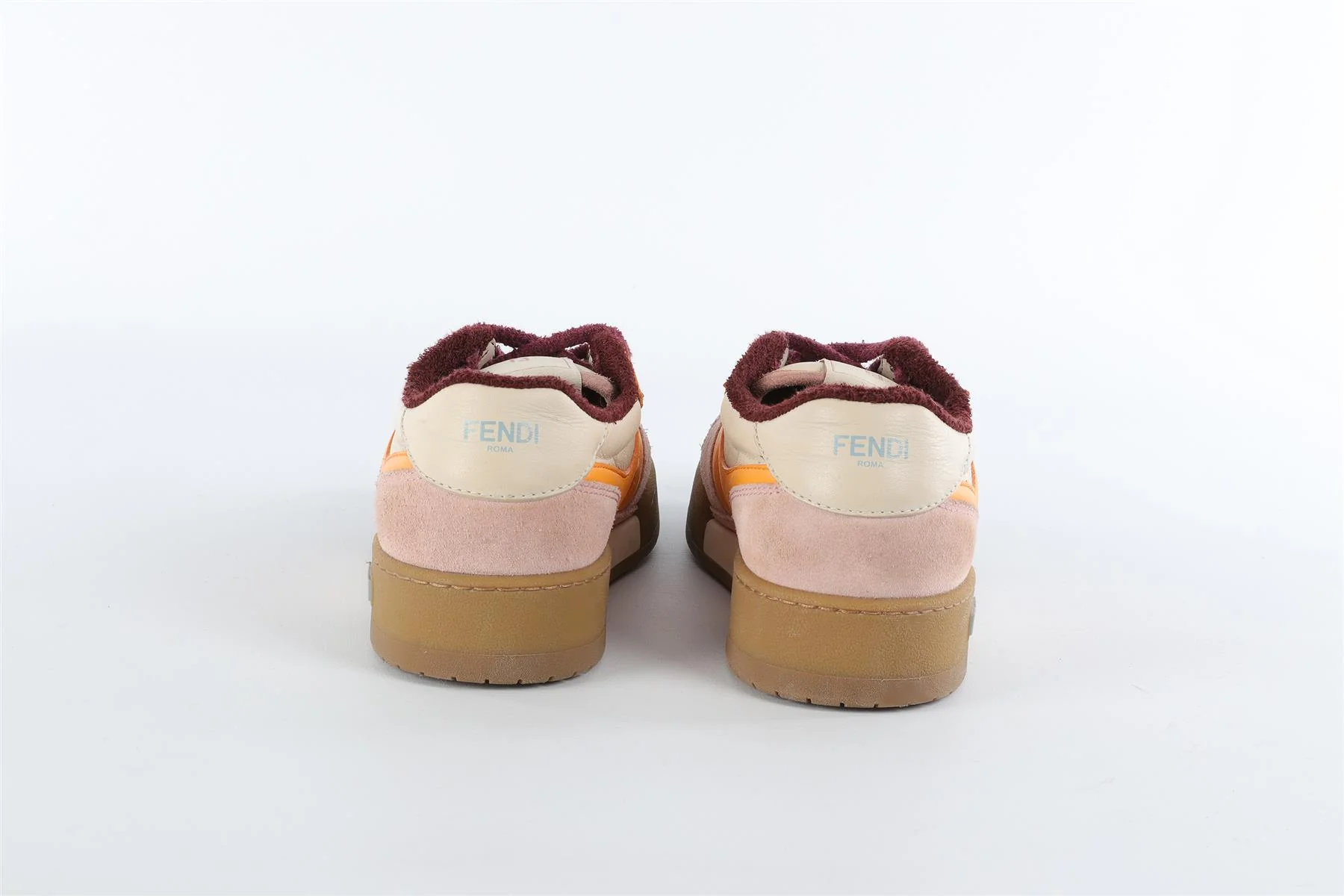 FENDI MULTI MATCH LEATHER SNEAKERS EU 38 UK 5 US 8 - Image 5