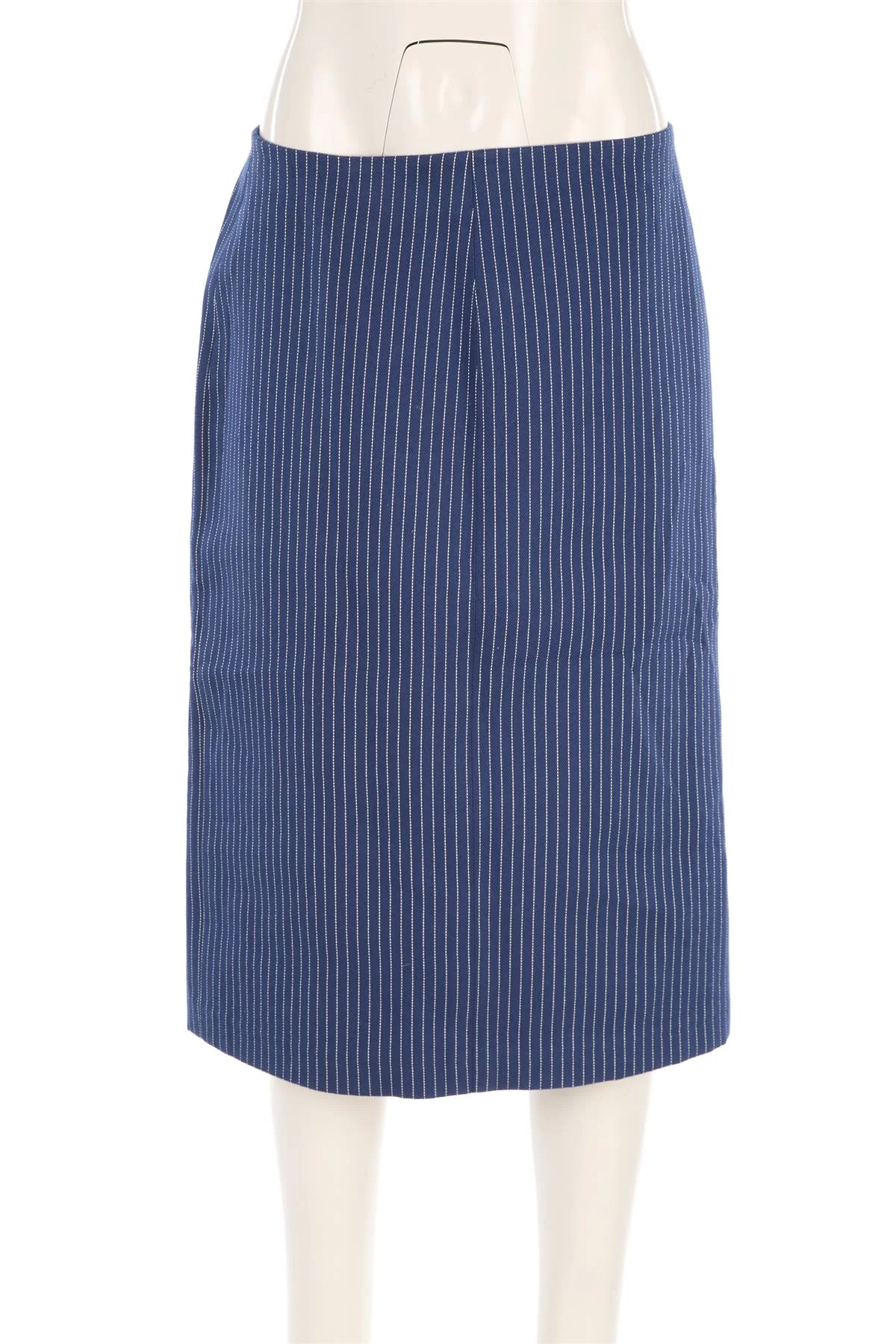 FENDI NAVY COTTON MIDI SKIRT IT 44 UK 12 - Image 2