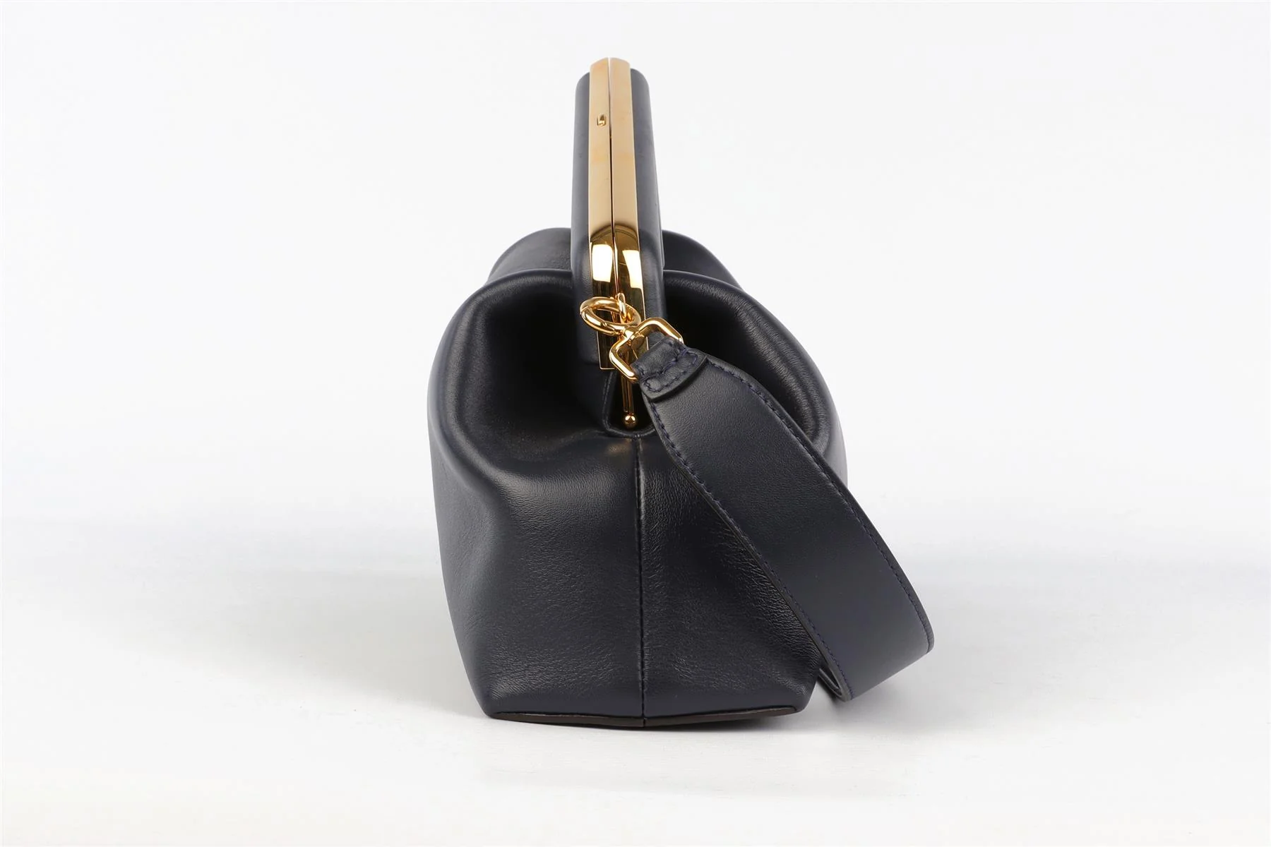 FENDI NAVY FIRST MEDIUM LEATHER SHOULDER BAG - Image 5