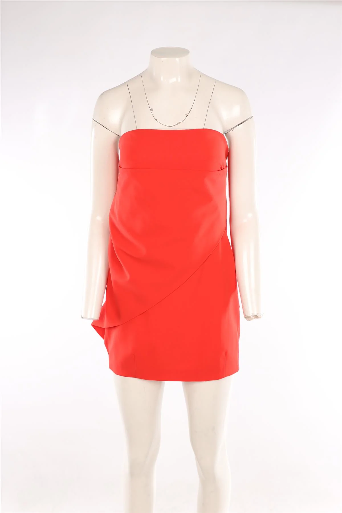 FENDI ORANGE WOOL MINI DRESS IT 42 UK 10 - Image 2