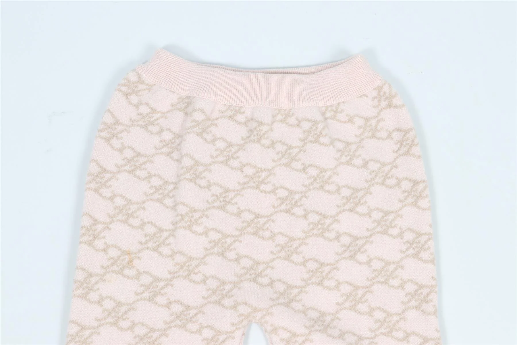 FENDI PINK KIDS GIRLS FF WOOL PANTS 24 MONTHS - Image 8