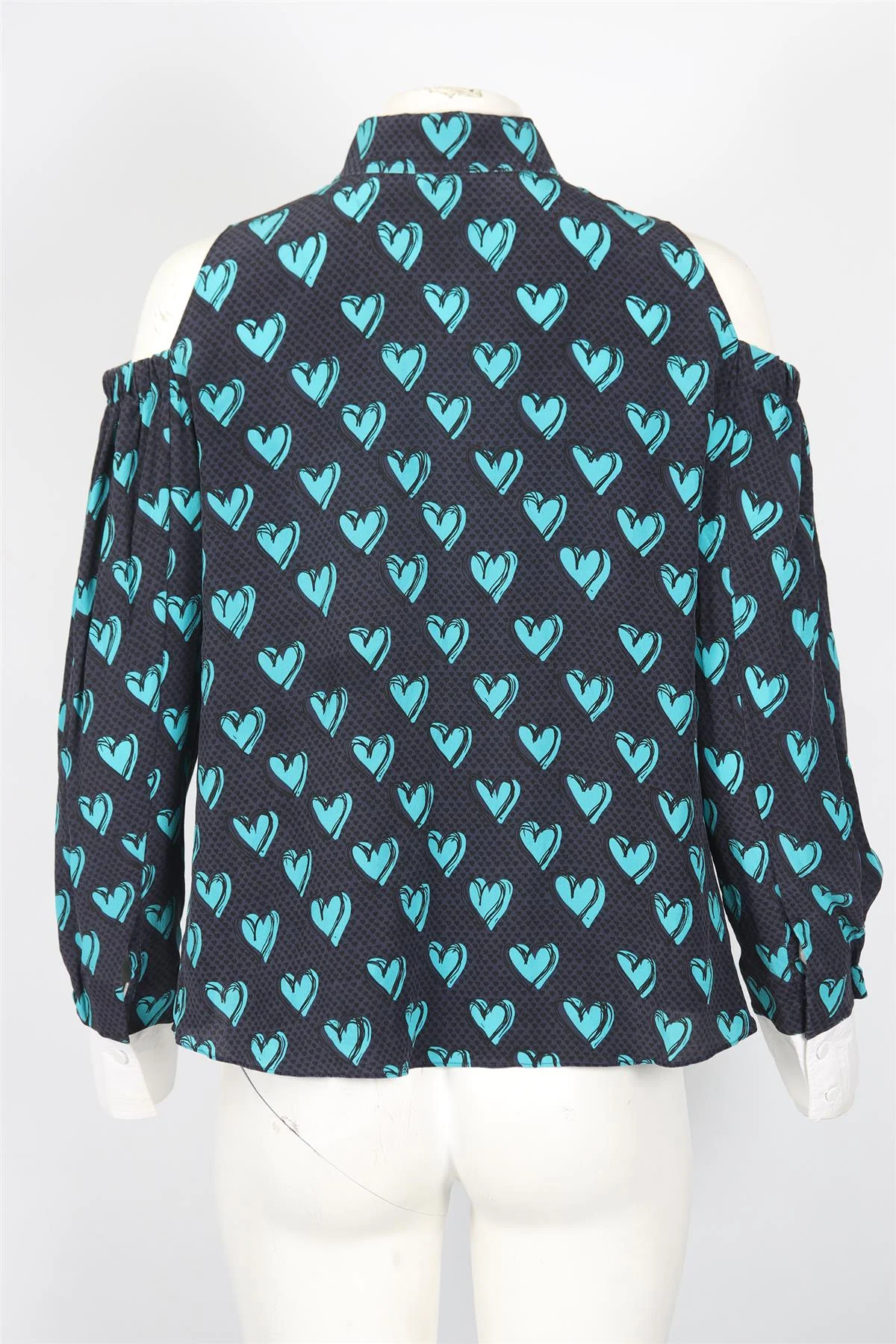 FENDI PRINTED SILK SHIRT IT 44 UK 10 - Image 4