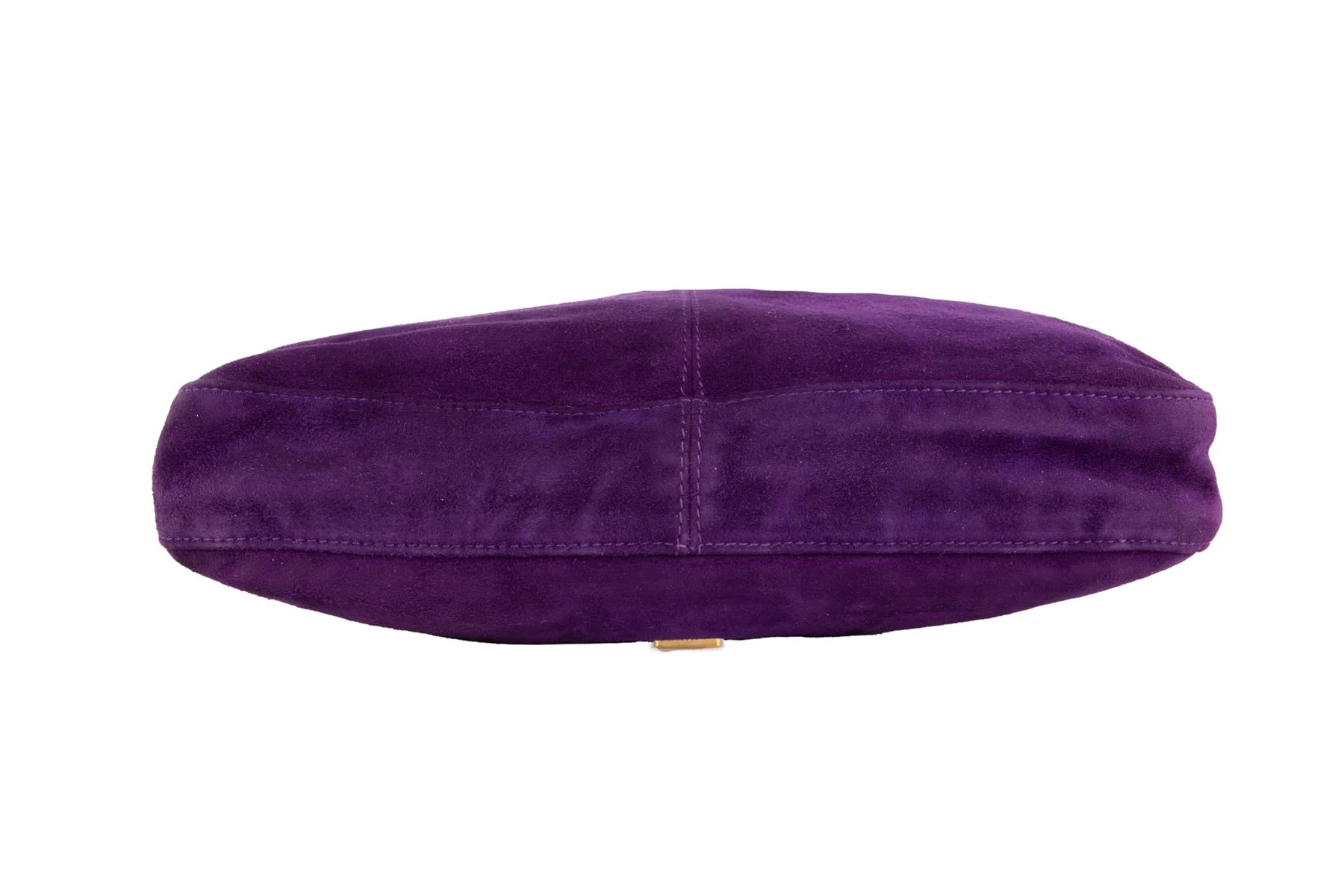 FENDI PURPLE BAGUETTE SUEDE SHOULDER BAG - Image 7