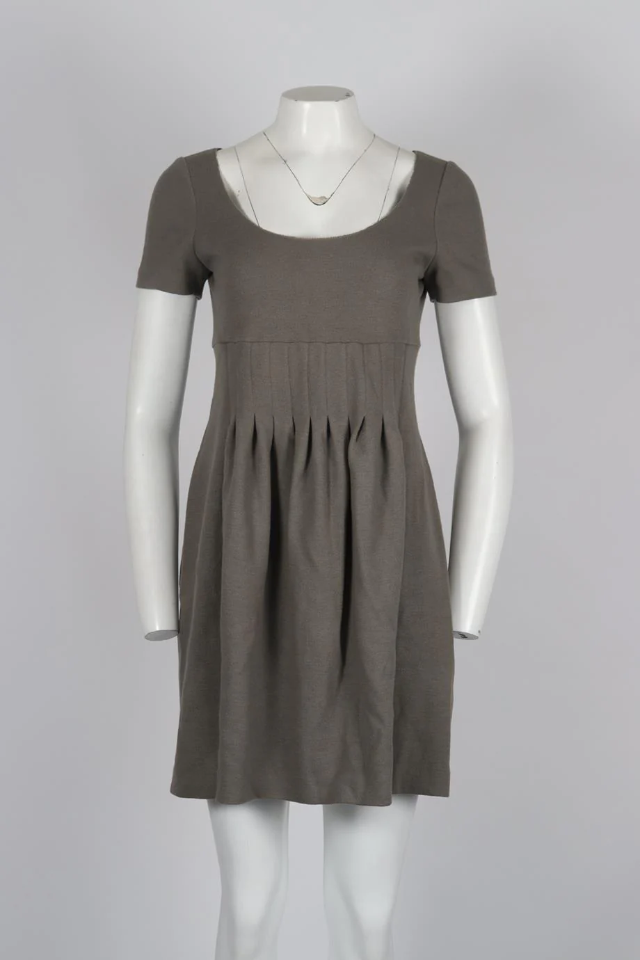 FENDI WOOL MINI DRESS IT 42 UK 10 - Image 2