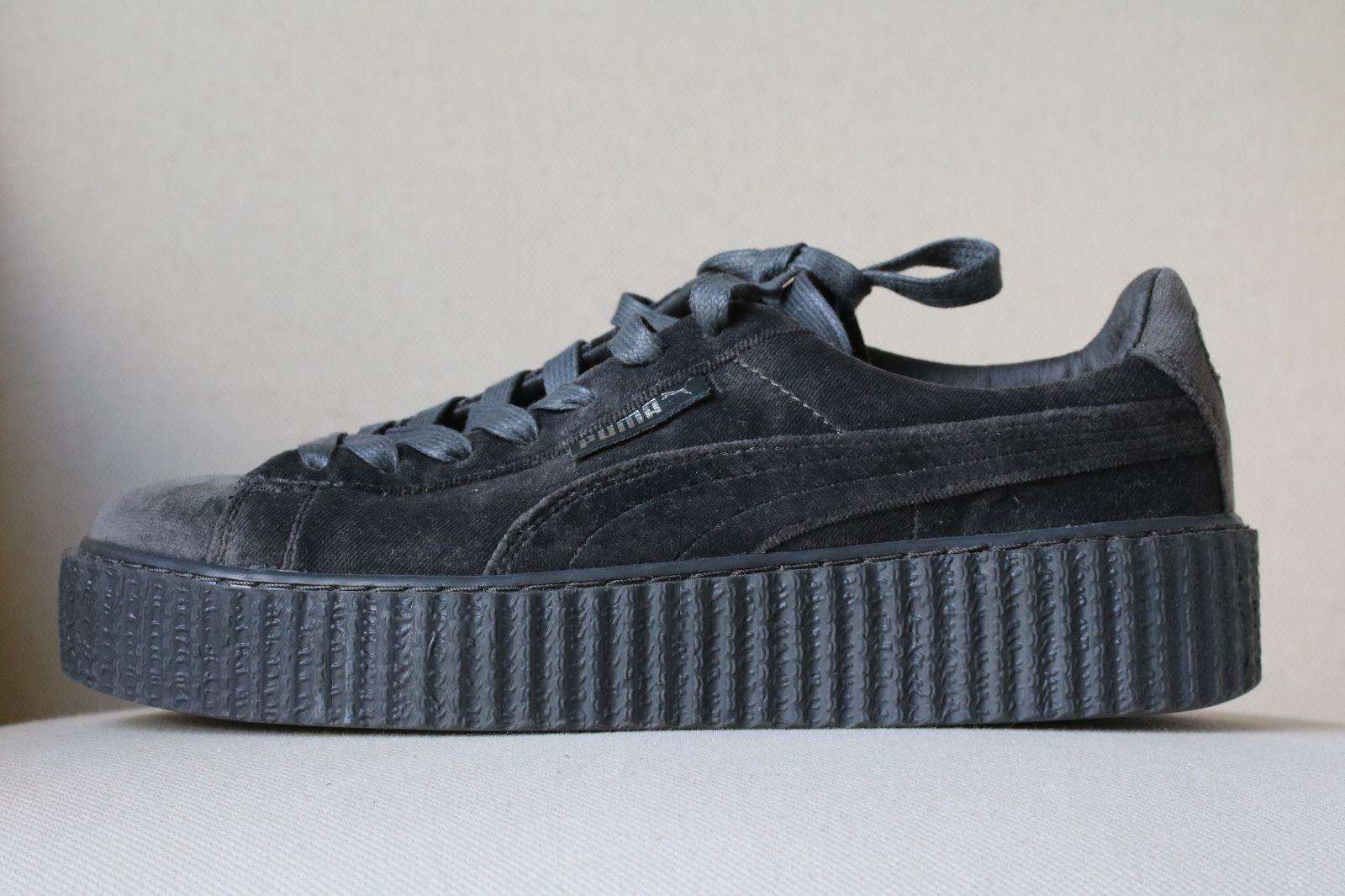 FENTY X PUMA BY RIHANNA GREY VELVET CREEPER SNEAKERS UK 5 EU 38 US 7.5 - Image 6