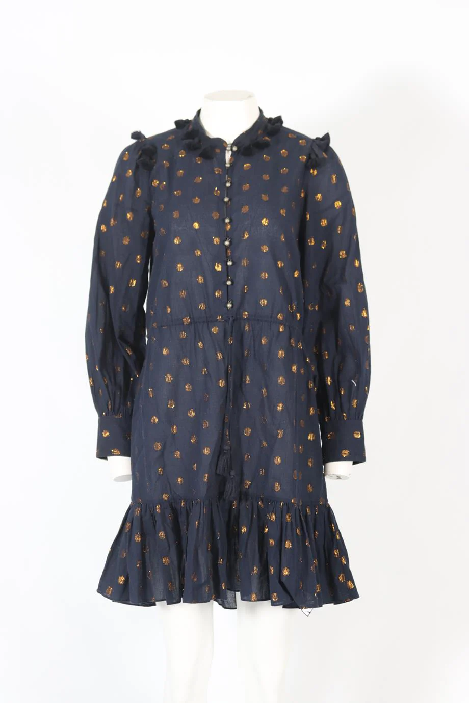 FIGUE COTTON BLEND MINI DRESS MEDIUM - Image 2