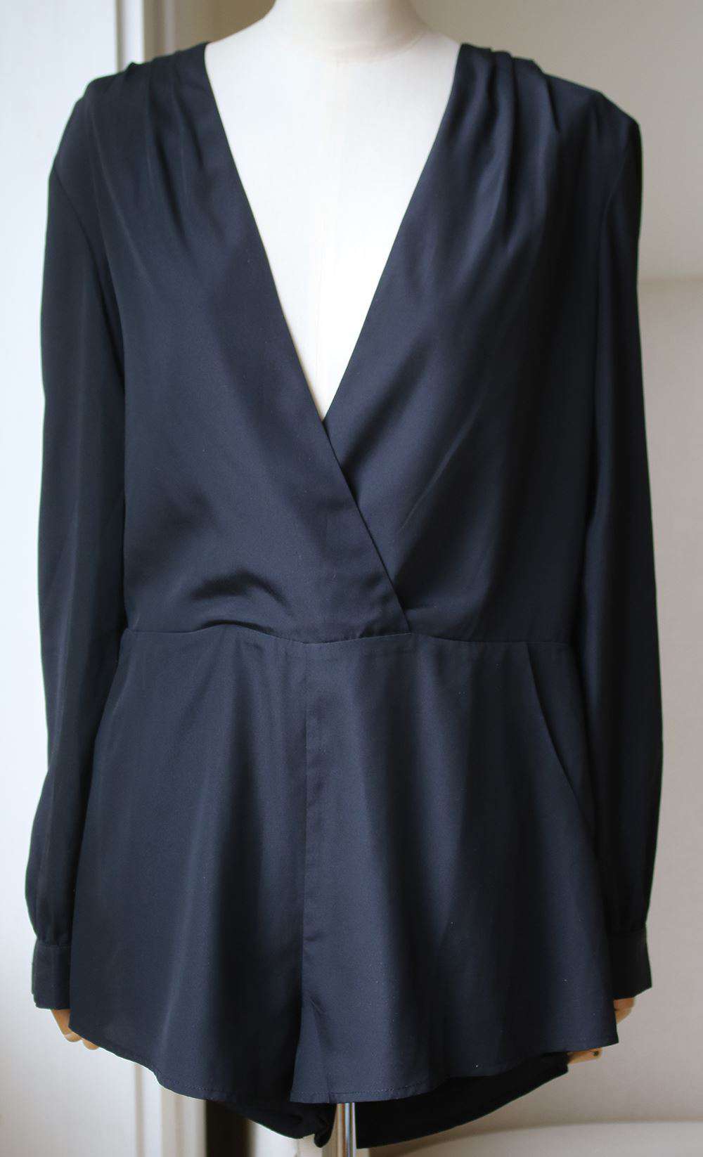 FINDERS KEEPERS GAM PLAN LONG SLEEVE PLAYSUIT SMALL - Image 2
