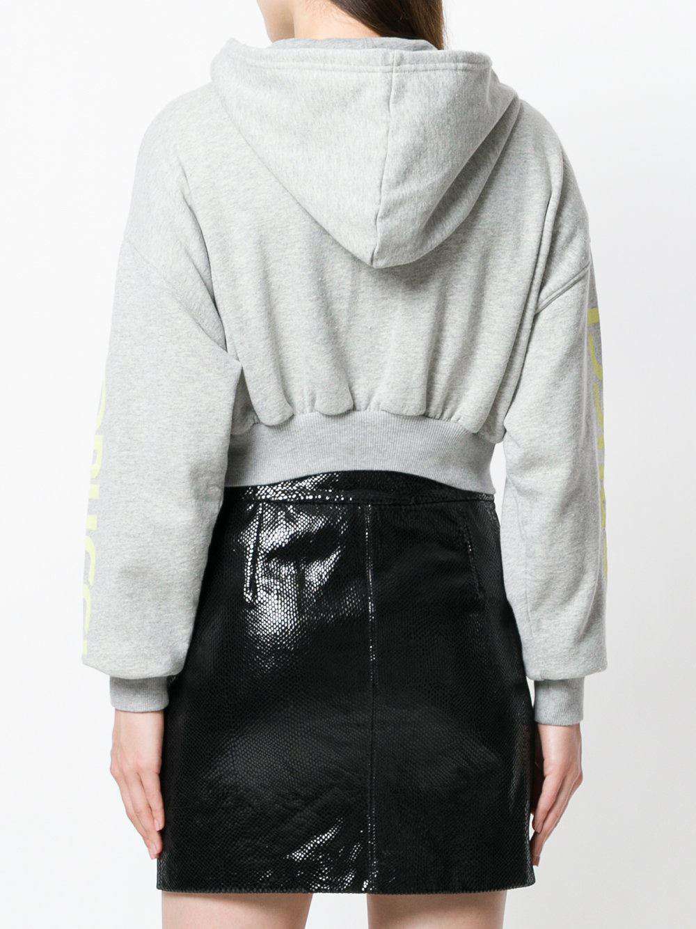 FIORUCCI CROPPED ZIP FRONT HOODIE XSMALL - Image 2