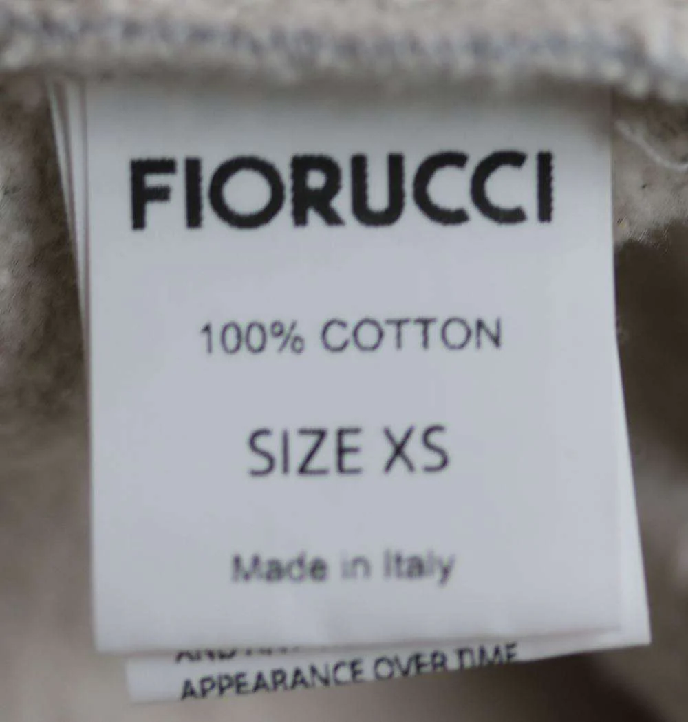 FIORUCCI CROPPED ZIP FRONT HOODIE XSMALL - Image 7