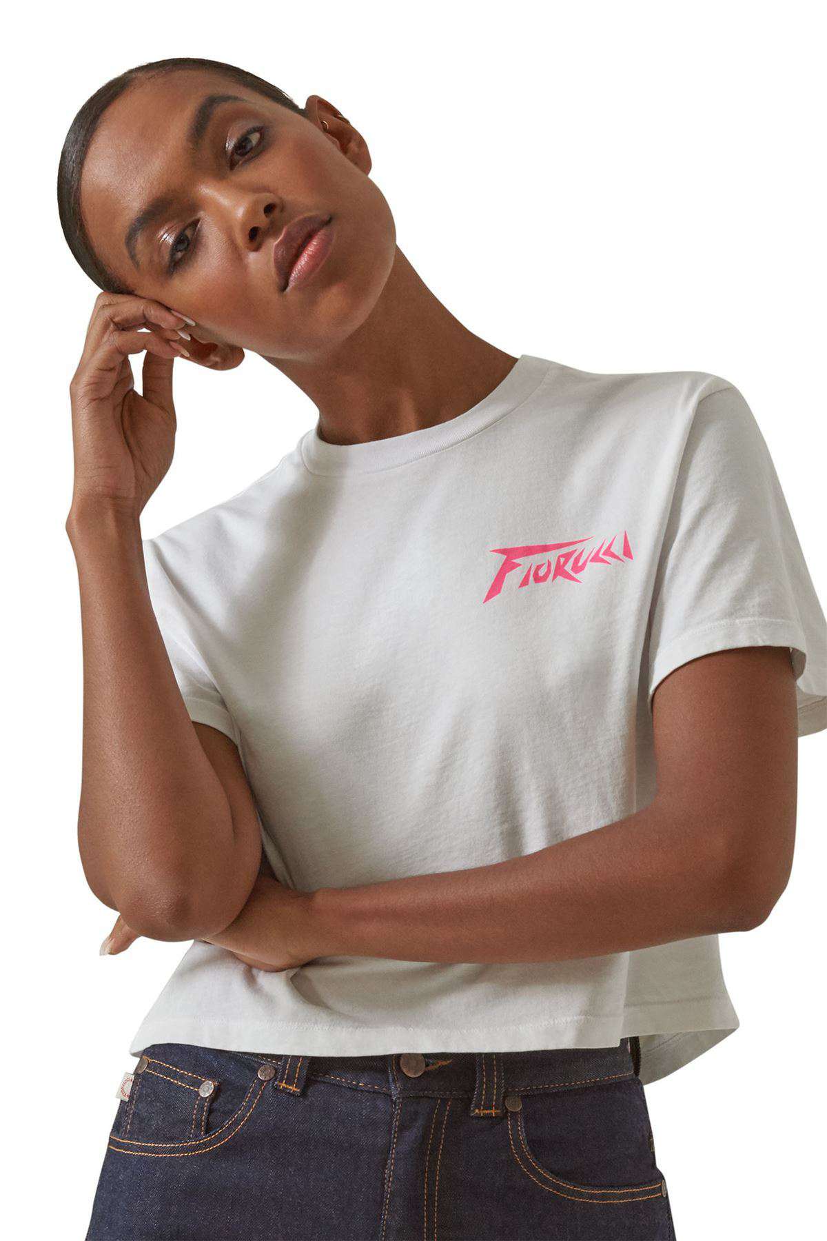 FIORUCCI HIGH VOLTAGE CROP T-SHIRT SMALL - Image 2