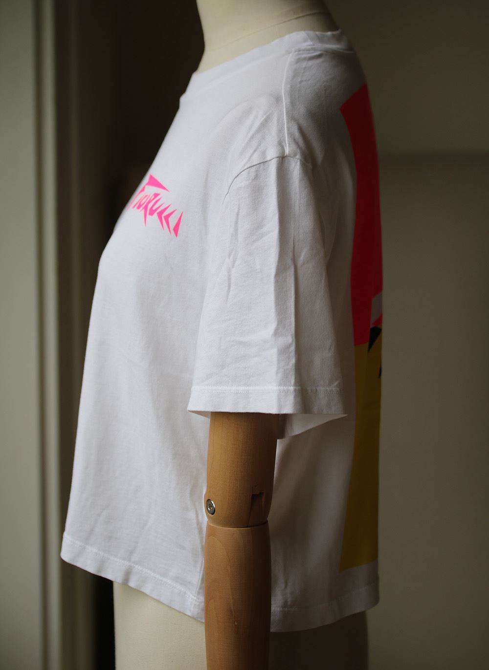 FIORUCCI HIGH VOLTAGE CROP T-SHIRT SMALL - Image 4