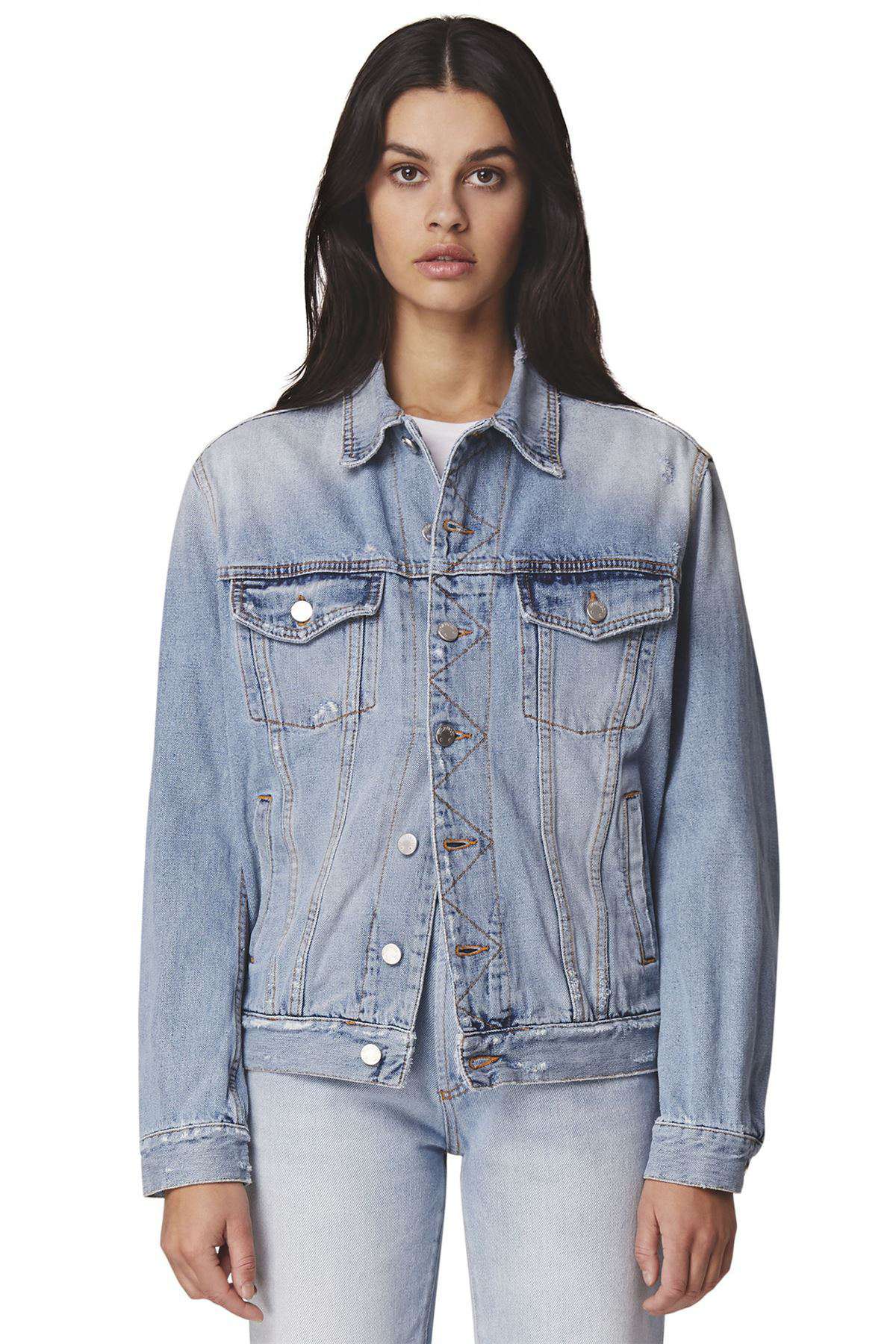 FIORUCCI NICO OVERSIZED DENIM JACKET XSMALL - Image 2