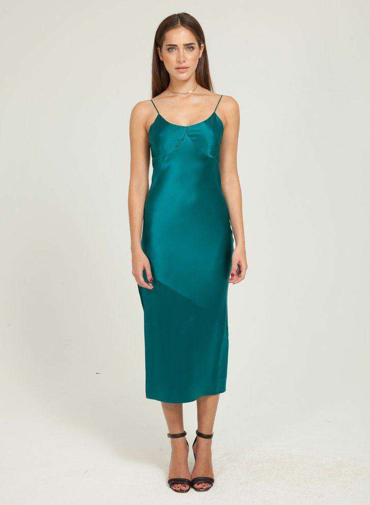 FLEUR DU MAL BIAS SLIP GOWN DRESS SMALL - Image 2
