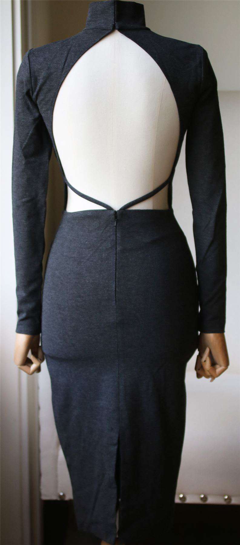 FLEUR DU MAL LONG SLEEVE KNIT DRESS XSMALL - Image 5