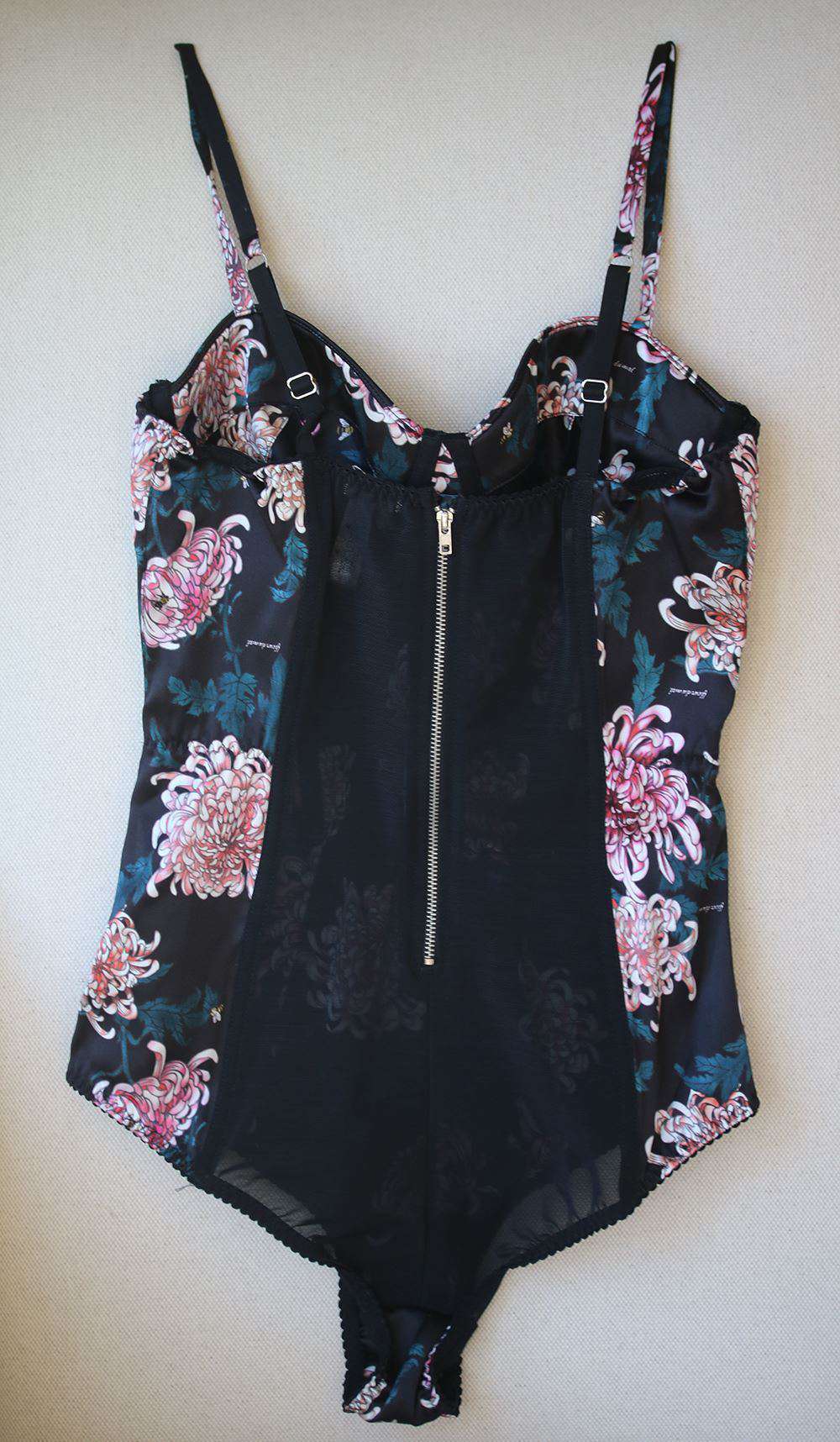 FLEUR DU MAL SATIN BULLER BODYSUIT SMALL - Image 4