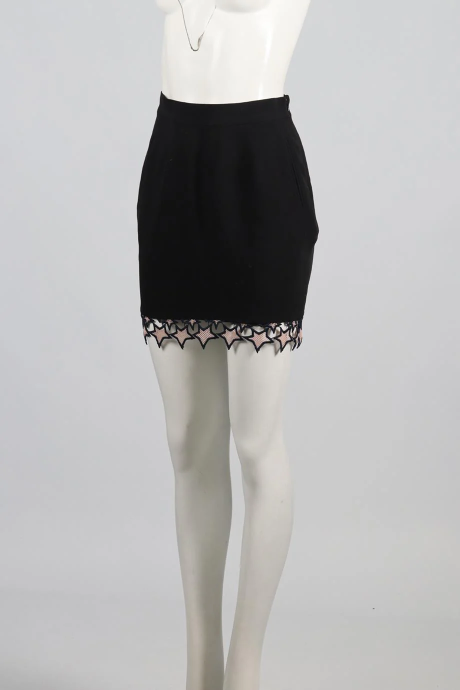 FLEUR DU MAL SILK MINI SKIRT US 2 UK 6 - Image 3