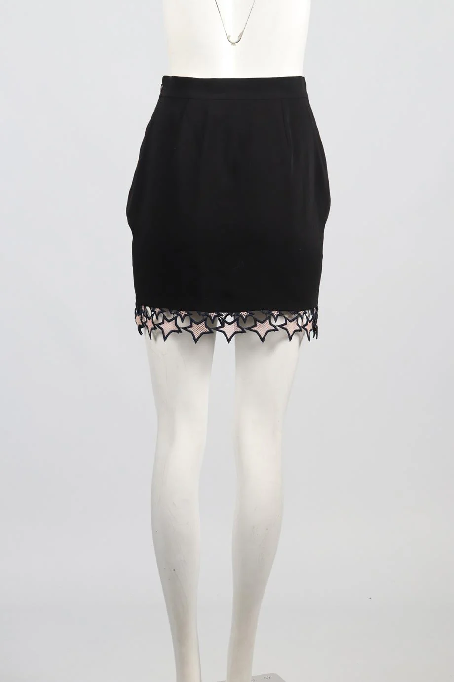 FLEUR DU MAL SILK MINI SKIRT US 2 UK 6 - Image 4