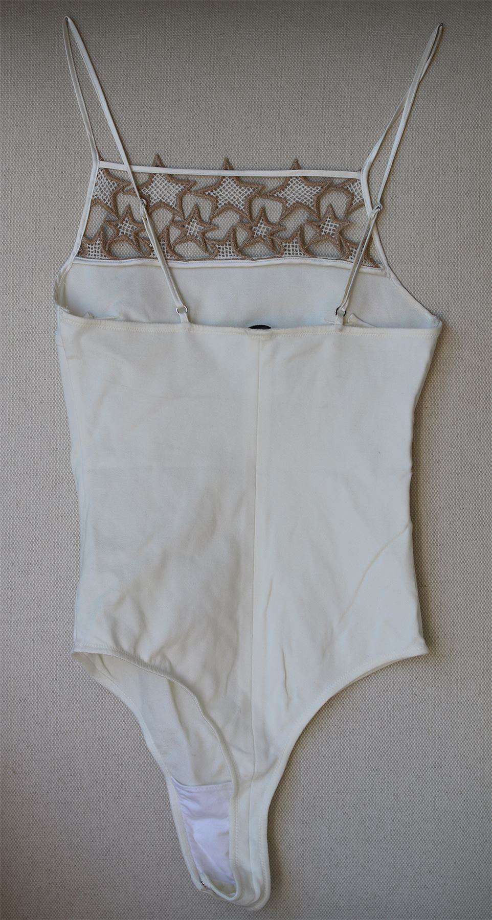 FLEUR DU MAL STAR INSET BODYSUIT SMALL - Image 4