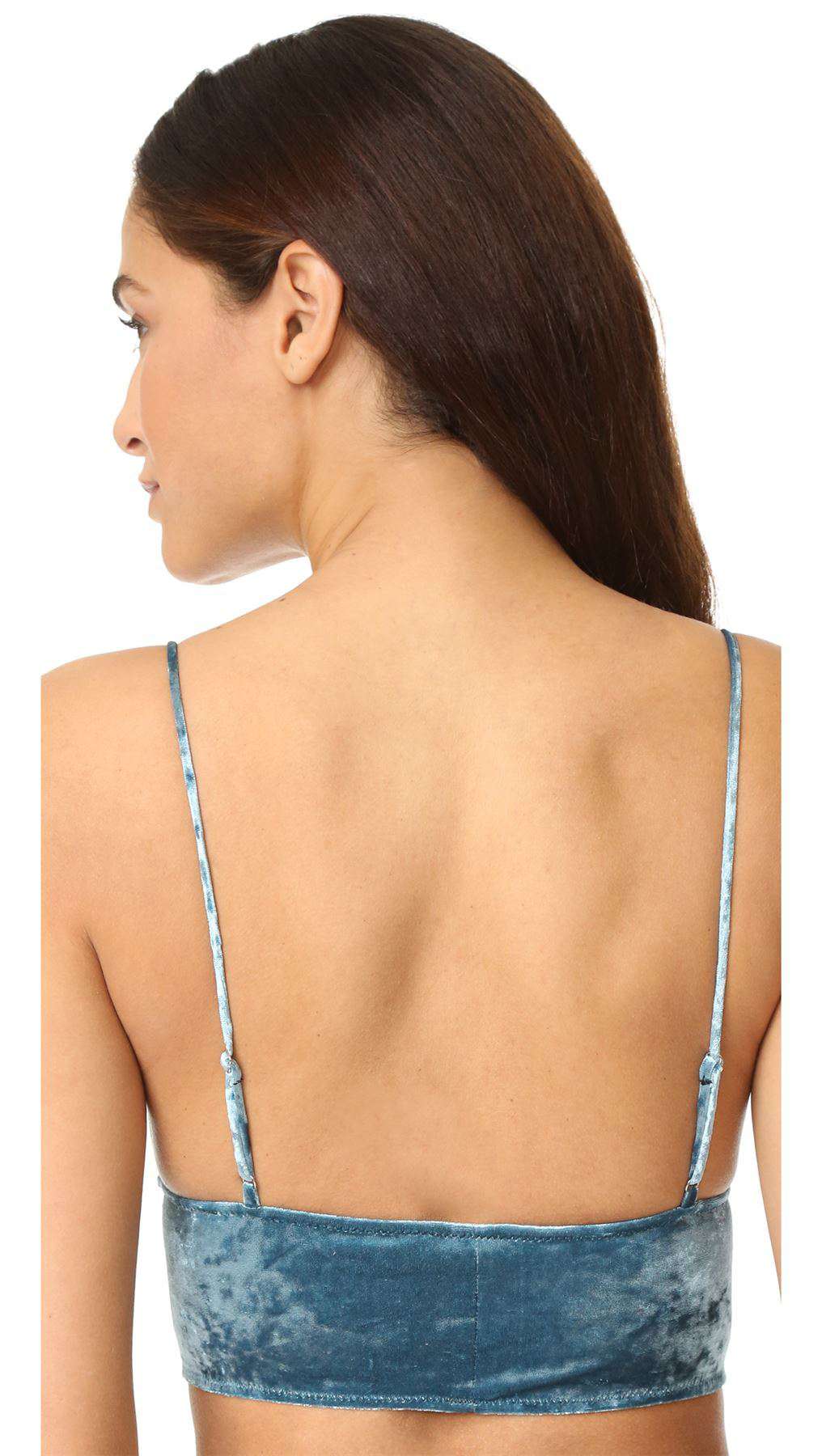 FLEUR DU MAL VELVET LONGLINE BRALETTE XSMALL - Image 2