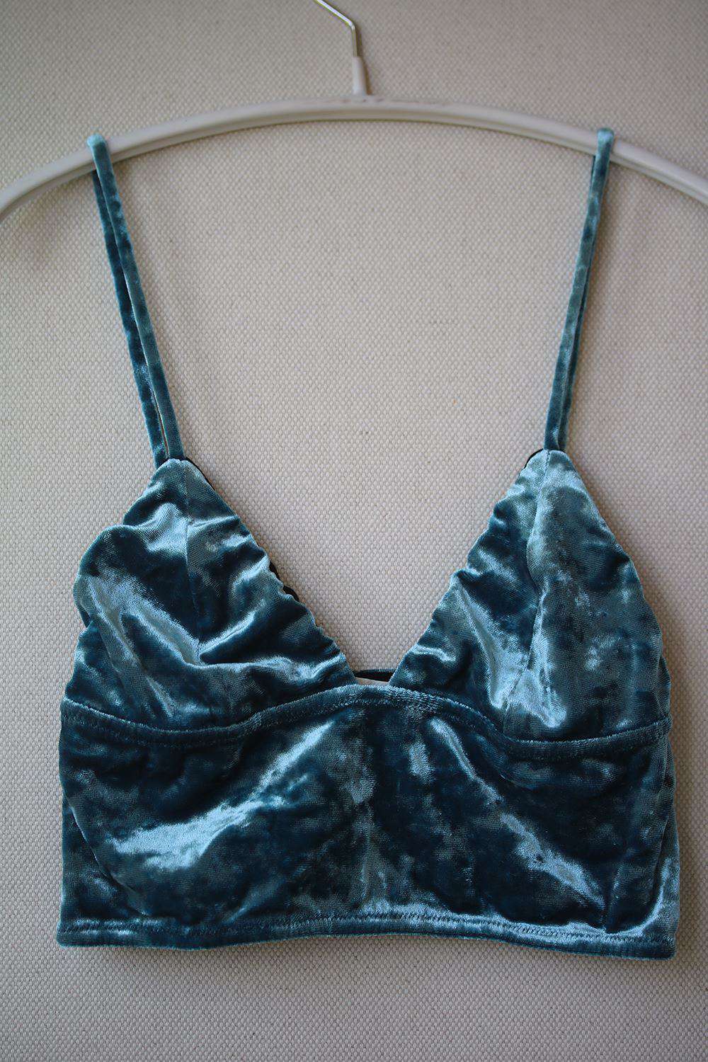 FLEUR DU MAL VELVET LONGLINE BRALETTE XSMALL - Image 3