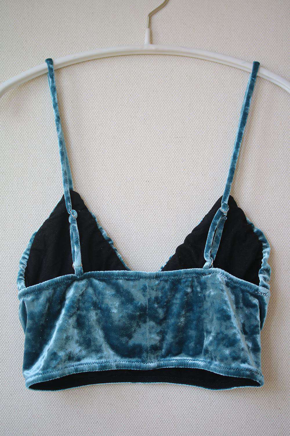 FLEUR DU MAL VELVET LONGLINE BRALETTE XSMALL - Image 4