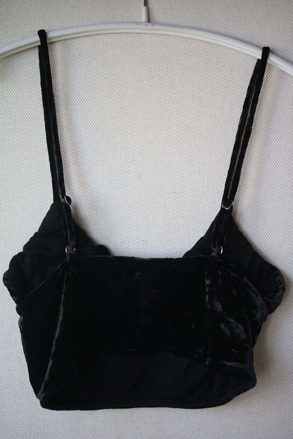 FLEUR DU MAL VELVET LONGLINE BRALETTE XSMALL - Image 4