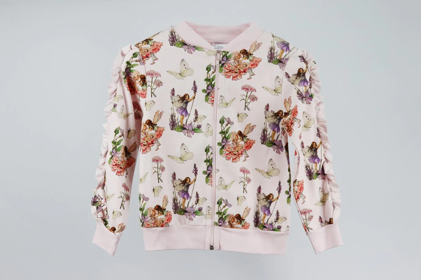 FLOWER FAIRIES KIDS GIRLS COTTON JACKET 8 YEARS - Image 2