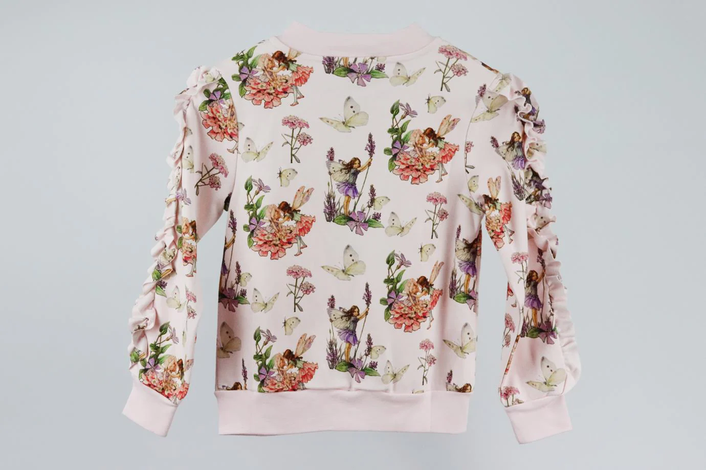 FLOWER FAIRIES KIDS GIRLS COTTON JACKET 8 YEARS - Image 3